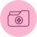 Medical Folder Pentaglow Icon