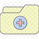 Medical Folder Lineal Color Icon Icon