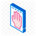 Medical Gloves Isometric Icon