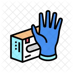 Medical Gloves  Icon