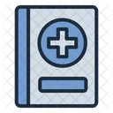 Medical Handbook Guide Healthcare Icon