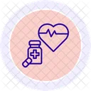 Medical Health Line Icon Icon