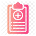 Medical History Medical Checkup Health Report Icon