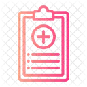 Medical History Medical Checkup Health Report Icon