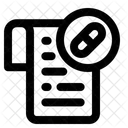 Medical Prescription Pharmacy Icon
