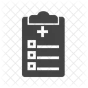 Medical Chart Clipboard Icon