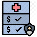 보험 보장 의료 아이콘