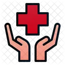 Healthcare Insurance Hand Icon