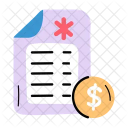 Medical Invoice  Icon