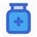 Medical Jar Drug Medicine Icon