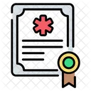 Medical License Certificate Medical Certificate Icon