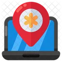 Medical Location Medical Direction Gps Icon