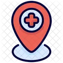 Location Medical Pin Icon