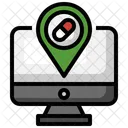 Medical Location Map Pointer Pharmacy Icon