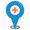 Hospital Map Route Icon