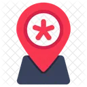 Medical Location Medical Direction Gps Icon