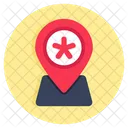 Medical Location Medical Direction Gps Icon