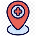 Location Medical Pin Icon