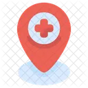 Location Medical Pin Icon