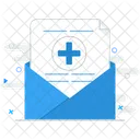 Medical Mail Health Communication Icon