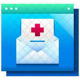 Medical Mail  Icon