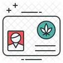 Medical Marijuana Card Id Card Card Icon