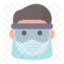 Medical mask avatar  Icon