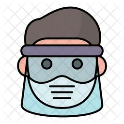 Medical Mask Avatar  Icon