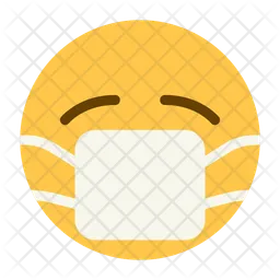 Medical Mask Face Emoji Emoji Icon