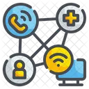 Medical Network Network Patient Icon
