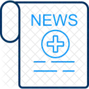 Medical News Article Newspaper Icon