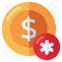 Medical Payment Dollar Coin Money Icon