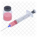 Plastic Syringe Medical Syringe Injection Icon