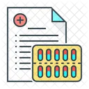 Medical Prescription Medical Report Report Icon