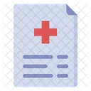 Medical Prescription Medical Report Medical Record Icon