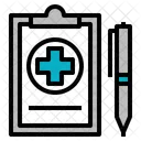 Medical Prescription Report Icon