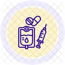 Medical Procedure Line Icon Icon