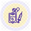 Medical Procedure Line Icon Icon