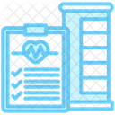 의료 기록 환자 병원 아이콘