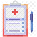 Medical Record Report Patient Icon