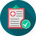 Medical Report Clipboard Diagnosis Icon