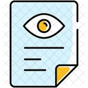 Medical Report Eye Test Report Icon