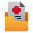 Medical Report File Paper Icon