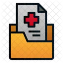 Medical Report File Paper Icon