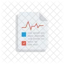 Medical Report Sheet Icon