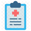 Medical Health Clipboard Icon