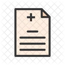 Medical Report Prescription Icon