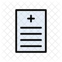 Report Medical Sheet Icon