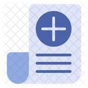 Medical Report Health Document Medical Book Icon
