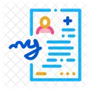 Insurance Agreement Medical Icon